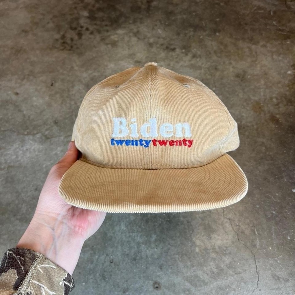 Biden 2020 tan corduroy hat